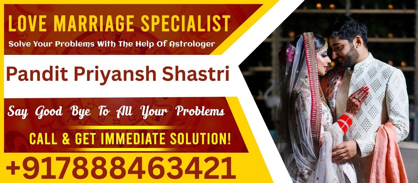 Astrologer Pandit Priyansh Shastri +91-7888463421